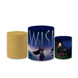 Trio Capas de Cilindros Sublimados Decorativo Tema... - Loja | Bibi Painéis