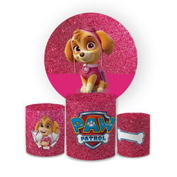 Kit Capa Painel Redondo + Trio Cilindros Decoração... - Loja | Bibi Painéis