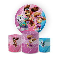 Kit Capa Painel Redondo + Trio Cilindros Decoração... - Loja | Bibi Painéis