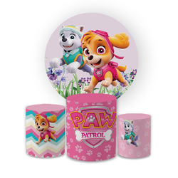 Kit Capa Painel Redondo + Trio Cilindros Decoração... - Loja | Bibi Painéis