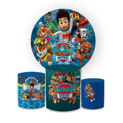 Kit Capa Painel Redondo + Trio Cilindros Decoração... - Loja | Bibi Painéis