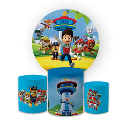 Kit Capa Painel Redondo + Trio Cilindros Decoração... - Loja | Bibi Painéis