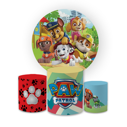 Kit Capa Painel Redondo + Trio Cilindros Decoração... - Loja | Bibi Painéis