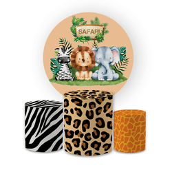 Kit Capa Painel Redondo + Trio Cilindros Decoração... - Loja | Bibi Painéis
