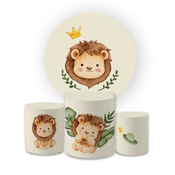 Kit Capa Painel Redondo + Trio Cilindros Decoração... - Loja | Bibi Painéis