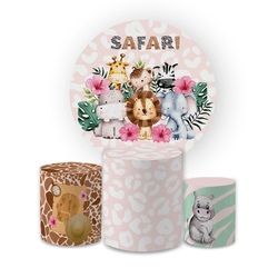 Kit Capa Painel Redondo + Trio Cilindros Decoração... - Loja | Bibi Painéis