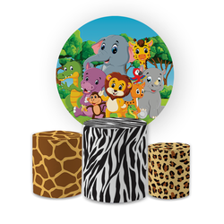 Kit Capa Painel Redondo + Trio Cilindros Decoração... - Loja | Bibi Painéis