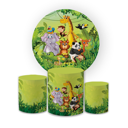Kit Capa Painel Redondo + Trio Cilindros Decoração... - Loja | Bibi Painéis