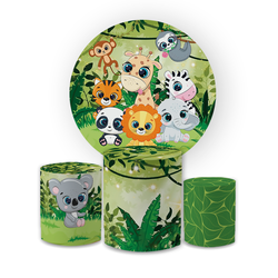 Kit Capa Painel Redondo + Trio Cilindros Decoração... - Loja | Bibi Painéis