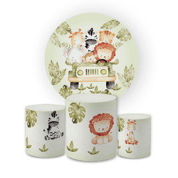 Kit Capa Painel Redondo + Trio Cilindros Decoração... - Loja | Bibi Painéis
