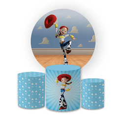 Kit Capa Painel Redondo + Trio Cilindros Decoração... - Loja | Bibi Painéis