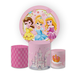 Kit Capa Painel Redondo + Trio Cilindros Decoração... - Loja | Bibi Painéis