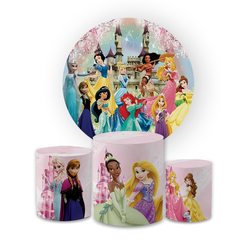 Kit Capa Painel Redondo + Trio Cilindros Decoração... - Loja | Bibi Painéis