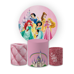 Kit Capa Painel Redondo + Trio Cilindros Decoração... - Loja | Bibi Painéis