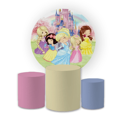 Kit Capa Painel Redondo + Trio Cilindros Decoração... - Loja | Bibi Painéis