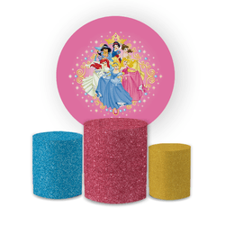 Kit Capa Painel Redondo + Trio Cilindros Decoração... - Loja | Bibi Painéis
