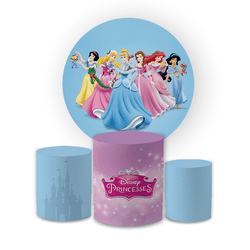 Kit Capa Painel Redondo + Trio Cilindros Decoração... - Loja | Bibi Painéis