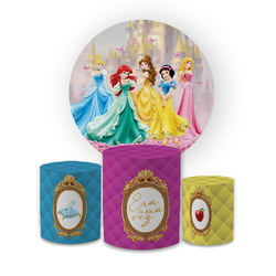 Kit Capa Painel Redondo + Trio Cilindros Decoração... - Loja | Bibi Painéis