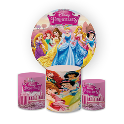 Kit Capa Painel Redondo + Trio Cilindros Decoração... - Loja | Bibi Painéis
