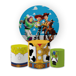 Kit Capa Painel Redondo + Trio Cilindros Decoração... - Loja | Bibi Painéis