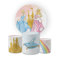 Kit Capa Painel Redondo + Trio Cilindros Decoração... - Loja | Bibi Painéis