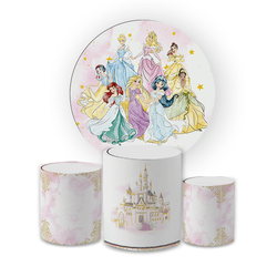 Kit Capa Painel Redondo + Trio Cilindros Decoração... - Loja | Bibi Painéis