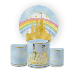 Kit Capa Painel Redondo + Trio Cilindros Decoração... - Loja | Bibi Painéis