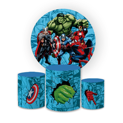 Kit Capa Painel Redondo + Trio Cilindros Decoração... - Loja | Bibi Painéis