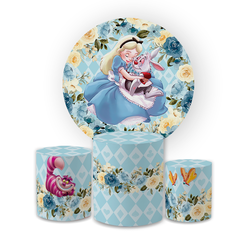 Kit Capa Painel Redondo + Trio Cilindros Decoração... - Loja | Bibi Painéis