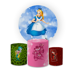 Kit Capa Painel Redondo + Trio Cilindros Decoração... - Loja | Bibi Painéis