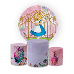 Kit Capa Painel Redondo + Trio Cilindros Decoração... - Loja | Bibi Painéis