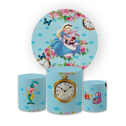 Kit Capa Painel Redondo + Trio Cilindros Decoração... - Loja | Bibi Painéis