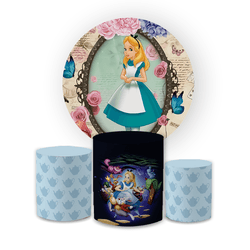 Kit Capa Painel Redondo + Trio Cilindros Decoração... - Loja | Bibi Painéis