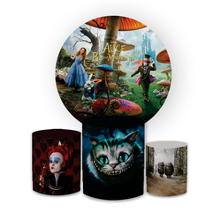 Kit Capa Painel Redondo + Trio Cilindros Decoração... - Loja | Bibi Painéis