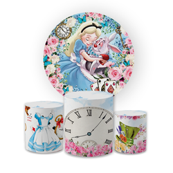 Kit Capa Painel Redondo + Trio Cilindros Decoração... - Loja | Bibi Painéis