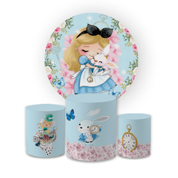 Kit Capa Painel Redondo + Trio Cilindros Decoração... - Loja | Bibi Painéis