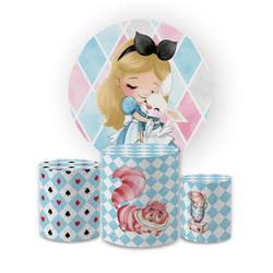 Kit Capa Painel Redondo + Trio Cilindros Decoração... - Loja | Bibi Painéis