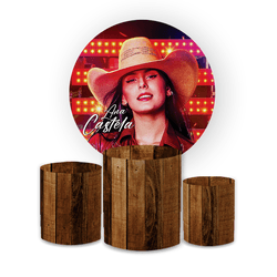 Kit Capa Painel Redondo + Trio Cilindros Decoração... - Loja | Bibi Painéis