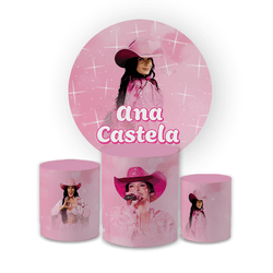 Kit Capa Painel Redondo + Trio Cilindros Decoração... - Loja | Bibi Painéis