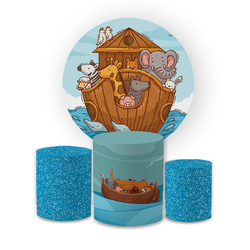 Kit Capa Painel Redondo + Trio Cilindros Decoração... - Loja | Bibi Painéis