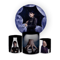 Kit Capa Painel Redondo + Trio Cilindros Decoração... - Loja | Bibi Painéis