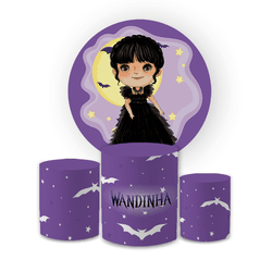 Kit Capa Painel Redondo + Trio Cilindros Decoração... - Loja | Bibi Painéis