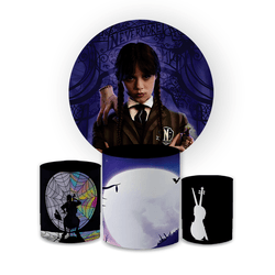 Kit Capa Painel Redondo + Trio Cilindros Decoração... - Loja | Bibi Painéis