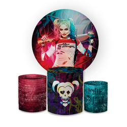 Kit Capa Painel Redondo + Trio Cilindros Decoração... - Loja | Bibi Painéis