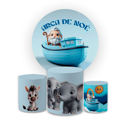 Kit Capa Painel Redondo + Trio Cilindros Decoração... - Loja | Bibi Painéis
