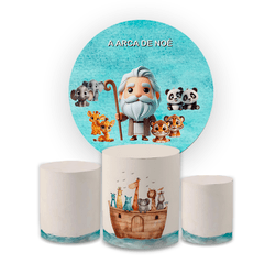 Kit Capa Painel Redondo + Trio Cilindros Decoração... - Loja | Bibi Painéis