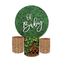 Kit Capa Painel Redondo + Trio Cilindros Decoração... - Loja | Bibi Painéis