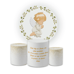 Kit Capa Painel Redondo + Trio Cilindros Decoração... - Loja | Bibi Painéis