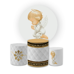 Kit Capa Painel Redondo + Trio Cilindros Decoração... - Loja | Bibi Painéis
