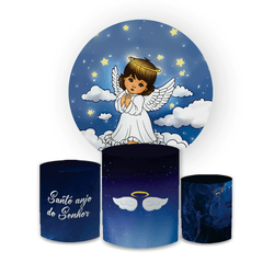 Kit Capa Painel Redondo + Trio Cilindros Decoração... - Loja | Bibi Painéis